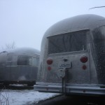 Airstreams in the snow